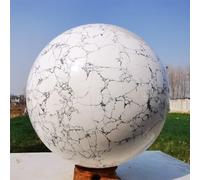 VWWJCCRO Decorative Ornaments White Sphere Quartz Crystal Ball (Size : 150-200g)