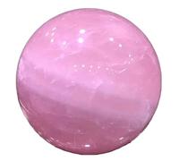 VWWJCCRO Extra Large Rose Quartz Ball 8-8.5cm | Love And Crystal | 750-860g | Home And Office Decor | Valentine's Day | Christmas | Sphere