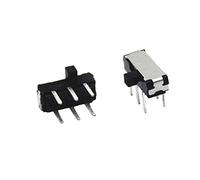 VWWJCCRO Interruttore 20PCS Nero 6 Pin Side Allocare Sei Piedi Inserire Direttamente Miniatura Tact Slide Toggle Switch