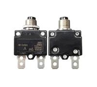 VWWJCCRO Interruttore Automatico con Dado Metallico a Perno Dritto Serie 88 da 20 A, con ripristino Manuale, Interruttore di Protezione da sovraccarico Termico