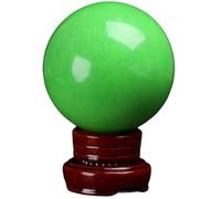 VWWJCCRO Night Pearl Luminous Quartz Crystal Sphere Ball Glow in The Dark Stones Polished Marble for Garden Path Patio Lawn for Divination Landscape Decoration,80mm