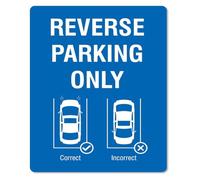 VWWJCCRO Warning Reverse Parking Only Keep Clear Metal Sign 12x8 Inch