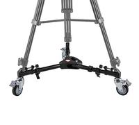 VX-600 Fotografia Heavy Duty Treppiede Dolly Ruote Supporto gambe Regolabile Compatibile con fotocamera DSLR Videocamera Foto Video