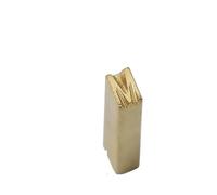VXDEFP 120 Pezzi/Scatola Macchina for codifica Parola Grana 2 * 3 * 15cm Lettere in Rame con Stampa a Caldo Nastro Termico Carattere di Stampa Nastro di codifica