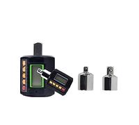 VXDEFP Chiave dinamometrica digitale, 3 pezzi, misuratore di coppia digitale, testa di visualizzazione per riparazione di bici e auto, con adattatore 3-200 N.m (ANC-30 con verde)