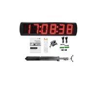 VXDEFP Cronometro Digitale a LED for Esterni, Presa programmabile, Timer Sportivo, contaore, elettricità, Timer, Orologio da Parete, 12V Garage della Palestra Domestica(Suit C)