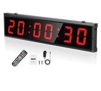 VXDEFP Gym Timer Countdown/Up Wall Clock Stopwatch Fitness Timer Garage della Palestra Domestica
