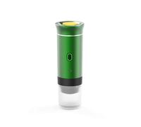 VXDEFP Macchine da caffè,Caffettiera portatile, Macchina for caffè espresso portatile elettrica for casa/auto/campeggio 3 in 1, macchina for caffè da viaggio con capsule ricaricabili wireless(Groen)