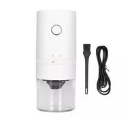 VXDEFP Macchine da caffè,Caffettiera portatile, Macinacaffè elettrico automatico for chicchi di caffè, macchina for caffè espresso portatile for casa, viaggio, ricaricabile tramite USB(Noir)