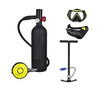 VXDEFP Set bombole per Immersioni subacquee Bombola di Ossigeno for Immersioni Subacquee capacità 1L Respiratore Portatile for Immersioni(Noir)