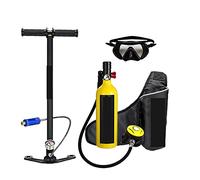 VXDEFP Set bombole per Immersioni subacquee Il Nuoto con La Bombola for Immersione Fornisce Bombola di Ossigeno for Immersione con Respiratore for Immersione(Yellow Package D)