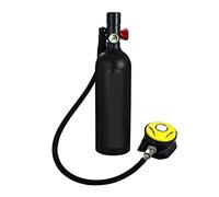 VXDEFP Set bombole per Immersioni subacquee Il Nuoto con La Bombola for Immersione Fornisce Bombola di Ossigeno for Immersione con Respiratore for Immersione(Black1L Respirator)
