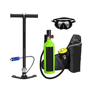 VXDEFP Set bombole per Immersioni subacquee Il Nuoto con La Bombola for Immersione Fornisce Bombola di Ossigeno for Immersione con Respiratore for Immersione(Green Package D)