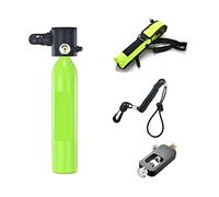 VXDEFP Set bombole per Immersioni subacquee Mini Bombola di Ossigeno da 0,5 Litri, Insegnamento Subacqueo, Attrezzatura Subacquea for Respirare, Bombola di Ossigeno(Groen)