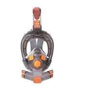 VXDEFP Set bombole per Immersioni subacquee Nuoto/Maschera Subacquea Snorkel Full Face Wide View Pieghevole Anti Fog Diving Mask for Il Nuoto Adult Youth Snorkel(L/XL)