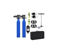 VXDEFP Set bombole per Immersioni subacquee Snorkeling Mini Bombole di Ossigeno Immersioni Insegnamento Subacqueo Rebreather Attrezzature for Il Nuoto Forniture for Immersioni(Blauw)