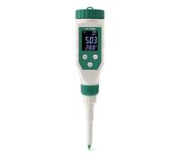 VXDEFP Tester di pH del suolo, misuratore di pH digitale Bluetooth per alimenti, 0,00 ~ 14,00, sensore ad alta precisione, tester intelligente per la produzione di frutta, formaggio e carne