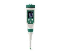 VXDEFP Tester di pH del suolo, misuratore di pH digitale Bluetooth per alimenti, 0,00 ~ 14,00, sensore ad alta precisione, tester intelligente per la produzione di frutta, formaggio e carne
