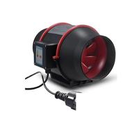 VXDEFP Ventilatore della condotta, Ventilatore For Canna Fumaria In Linea A Flusso Con Controllo A Velocità Da 100 Mm A Variabile Tubo Circolare 4 Pollici Strumento Di Scarico Silenzioso Ad Alta
