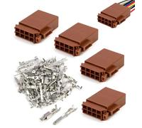 Vxiwscy Cavo Adattatore Autoradio 16 Pin Per,Connettore Cavo Maschio E Femmina Faston,Per Sostituzione E Aggiornamento Audio Auto,Connector Car Radio to Replace Accessories for Car Speakers