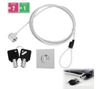 Vxiwscy Cavo di Sicurezza Antifurto in Acciaio con Lucchetto a Chiave per PC, Notebook, Smartphone e Tablet, Serratura per Computer Portatile, Compatibile con Dispositivi Elettronici Universali