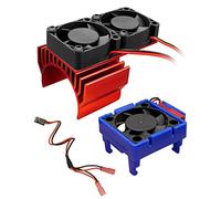 VXL-3s ESC Ventola di raffreddamento e ventola di raffreddamento del motore, set doppia ventola compatibile con Traxxas Slash 4x4 Stampede 4x4 Rustler 4x4 Hoss 4 × 4 Velineon VXL 3s dissipatore di