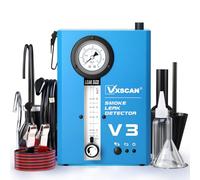 VXSCAN 12V Macchina per Il Fumo per Auto V3 EVAP Macchina del Fumo Perdita Auto con Misuratore di Portata d'Aria Adatto a Tutte Le Auto, Moto, Camion, Barche e ATV