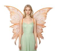 Vxuxlje Donna Ali Cosplay Farfalla Accessorio Halloween | Attrezzature Lo Spettacolo Ornamento Il Corteo Attrezzature Personaggi Ampie Applicazioni Adatto Ogni Occasione Giochi Ruolo
