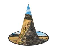 VXXNlnn 2 cappelli per Halloween, motivo: streghe, isola di Jeju, Corea, decorazione per feste, cosplay, giochi di ruolo, festival, carnevale, fascia per festival, Pasqua