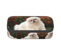 VXXNlnn Astuccio con stampa sirena, organizer multiuso per penne, cancelleria, perfetto per scuola, ufficio e viaggi, Cane Pomerania a pelo corto, Taglia unica, Zaino per la scuola