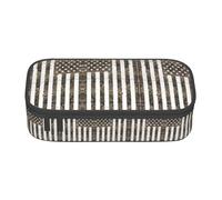 VXXNlnn Astuccio portapenne con stampa ravvicinata in pizzo e baseball, organizer multiuso per penne, astuccio per cancelleria, perfetto per scuola, ufficio e viaggi, Camouflage americano, Taglia