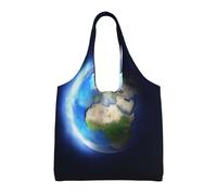 VXXNlnn Borsa tote in tela con stampa hacker era, grande, riutilizzabile, per la spesa e la conservazione delle donne, perfetta per la vita quotidiana, Terra luminosa, Taglia unica