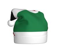 VXXNlnn Cappello natalizio per adulti, unisex, con bandiera dello Stato della Palestina, perfetto per Natale, feste
