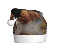 VXXNlnn Cappello natalizio per adulti, unisex, con stampa panda rosso, perfetto per Natale e feste