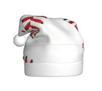 VXXNlnn Cappello natalizio per adulti, unisex, con stampa ravvicinata in pizzo, perfetto per Natale e feste
