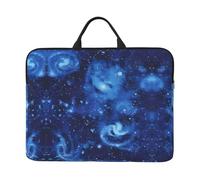 VXXNlnn Christmas Dogs - Custodia per laptop da 14", con manico portatile, ideale per viaggi di lavoro, pendolarismo e viaggi, Blue Universe Space Galaxy, Taglia unica