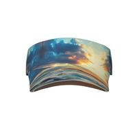 VXXNlnn Elegante cappello unisex con bandiera dello Stato della Palestina, per adulti, ideale per attività all'aperto, viaggi e sport, Spiaggia Tramonto 1, Taglia unica