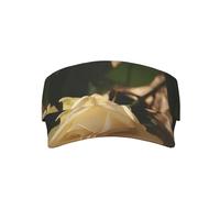 VXXNlnn Elegante cappello unisex con visiera parasole per adulti con stampa di squalo, perfetto per attività all'aperto, viaggi e sport, Rose romantiche, Taglia unica