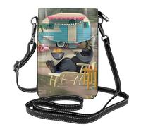 VXXNlnn Piccola borsa per cellulare con stampa Merry Christmas, capiente portafoglio con tracolla regolabile, perfetta per i viaggi e la vita quotidiana, Happy Camper, Taglia unica
