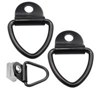 VYIBPDY 2 Pezzi Anelli Ancoraggio Grandi,Anello di Ancoraggio,Anelli di Fissaggio Ganci Ad Anello a D per Furgoni, Anello A D Furgone,Kayak, Fuoristrada