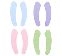 VYIBPDY 4 Paia Morbido Autoadesivo WC Pad Appiccicoso Sedile WC Lavabile Cuscino Antibatterico Durevole Facile Trasportare può Essere Tagliato per Casa Viaggi Mamme in Attesa Anziani 4 Colori