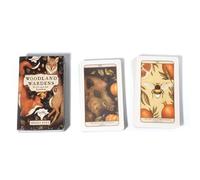 VYIBPDY 52 tarocchi Carte, Tarocchi Adatti Ai Principianti, Tarocchi volpe e piante, Tarocchi Carte, Classici Tarocchi Divinazione Tarocchi-woodland wardens