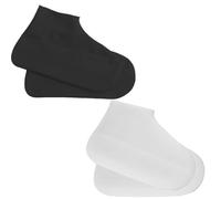 VYIBPDY Copriscarpe Impermeabili, 2 Paia Formatori Scarpe Protezione Pioggia per Gli Uomini e le Donne,Riutilizzabili Sovrascarpe in Lattice con Impermeabile per la Pioggia,Spiaggia Deserto