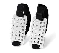 VYIBPDY Leggero Ice Tacchetti,Ramponi da Ghiaccio Antiscivolo, in Acciaio Inossidabile per Scarponi Scarpe Winter Outdoor Camping Neve Pesca Caccia Camminare