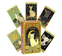 VYIBPDY tarocchi per principianti,tarocchi carte - Cats Rule The Earth,(10.6 * 6.2cm)