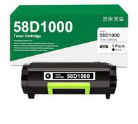 Vylent 58D1000 - Cartuccia toner di ricambio per stampante laser Lexmark 58D1000, per MS725, MS821, MS822, MS823, MS824, MS825, MS826, MX721, MX722, MX725, MX822, MX824, MX826 ,500 Pagine]
