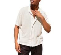 VYLYNL Polo da uomo a maniche corte in maglia a nido d'ape traspirante Hollow Out camicie da spiaggia sciolto casual camicia da golf button down estate golf tennis business top maglia morbida comoda