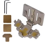 Vynebtrv Supporto per Telefono con Attacco MOLLE Sul Petto - Supporto per Telefono Regolabile a Sgancio Rapido per Schermi da 6,0" a 7,7", Versatile per Auto, Ufficio e Uso Quotidiano(Brown)