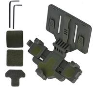 Vynebtrv Supporto per Telefono con Attacco MOLLE Sul Petto - Supporto per Telefono Regolabile a Sgancio Rapido per Schermi da 6,0" a 7,7", Versatile per Auto, Ufficio e Uso Quotidiano(Green)