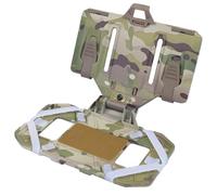 Vynebtrv Supporto per Telefono MOLLE per Gilet - Supporto Universale Pieghevole per Il Petto per la Navigazione, Adatto a Schermi da 4,7" a 6,7"(CP)
